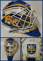 W6H-maski seuran väreihin maalattuna (klikkaa kuva suuremmaksi)